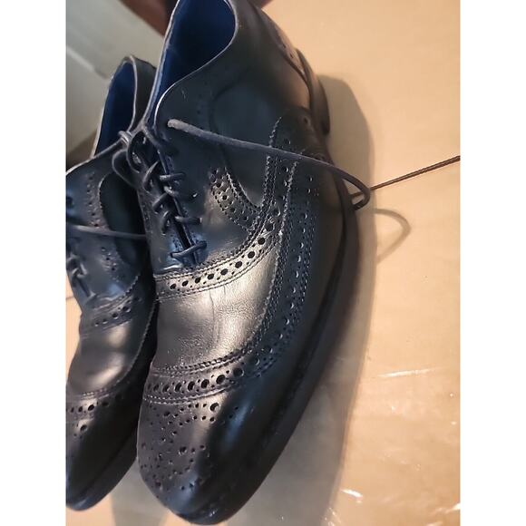 Allen Edmonds University Wingtip Oxfords Shoes Size 9D Black Leather 5826 33375 main image 7